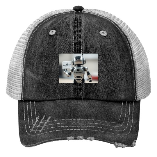 Rocketman Robot Trucker Hats