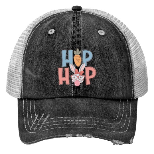 Hip Hop Bunny Trucker Hats
