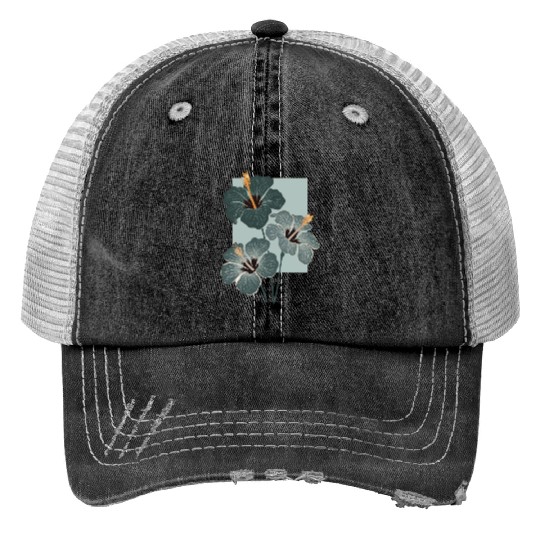 Hibiscus Trucker Hats