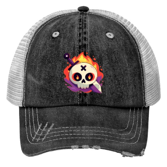 skull Trucker Hats