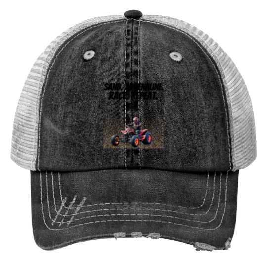 Sand Drag Racing Adrenaline Trucker Hats