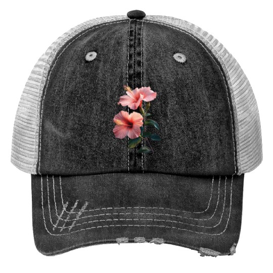 Hibiscus Trucker Hats