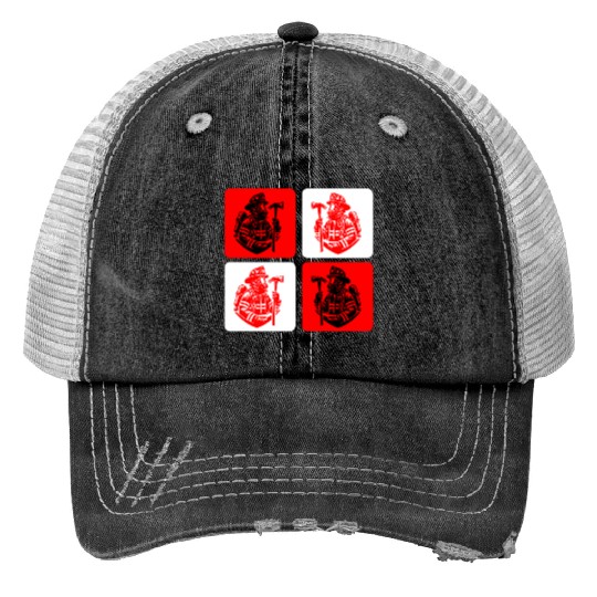 Fire Brigade - Courage In Action Trucker Hats