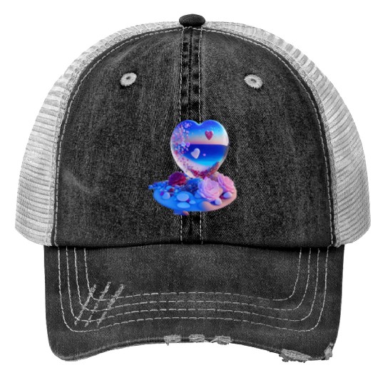 Love's Deepest Reflection Trucker Hats