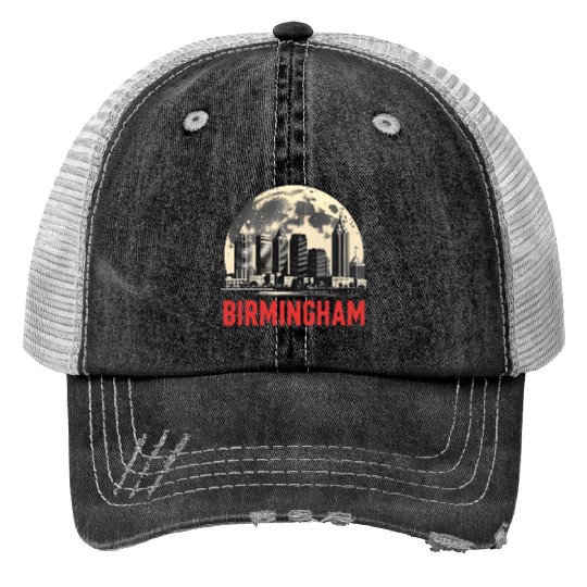 Birmingham City Albm Skyline Full Moon Trucker Hats