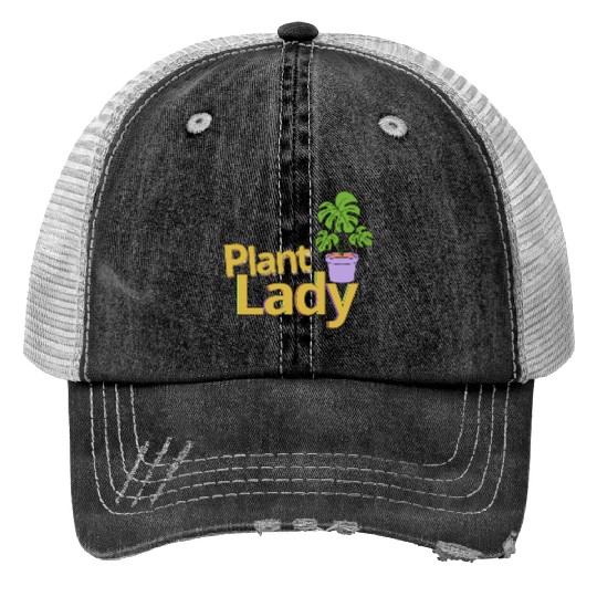 Plant Lady – Tropical Botanical Houseplant Queen Trucker Hats