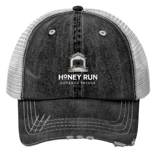 Honey Run Logo - White Lettering Trucker Hats