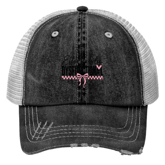 Effortless Hot Mess Trucker Hats