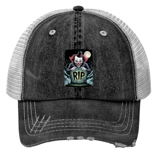 Halloween Horror Scary Thriller Trick Or Treat Trucker Hats