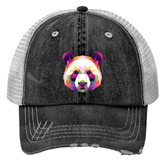 galaxy panda Trucker Hats