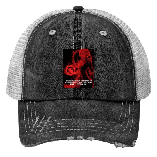 Female Warlock Trucker Hats