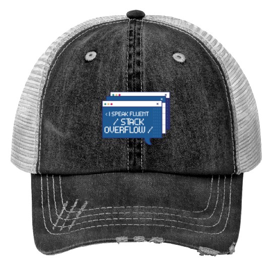 Stack Overflow Computer Scientist Trucker Hats