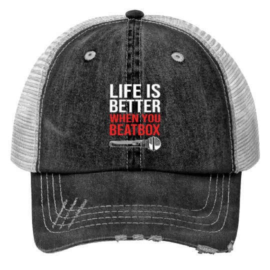 Beatbox Rap Hip Hop Music Trucker Hats