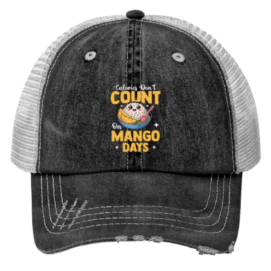 Mango Sticky Rice Thai Street Food Trucker Hats