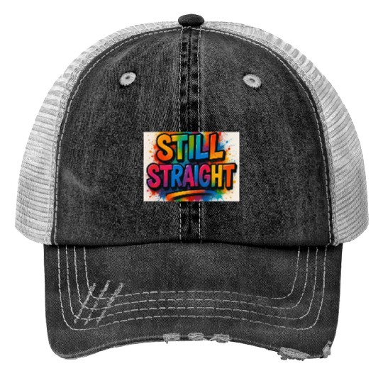 Still Straight Multi Colors Trucker Hats