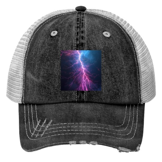 Electric Lightning Storm Trucker Hats