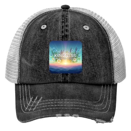 Sunrise Blooms of Kindness  Trucker Hats