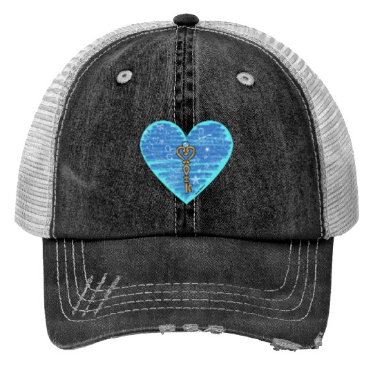 Girlhood in light blue Trucker Hats