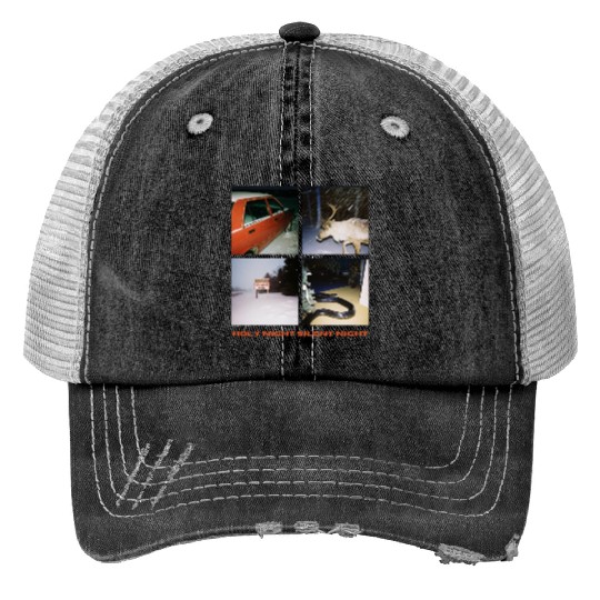 Nighttime Wilderness and Mysterious Scenes Trucker Hats