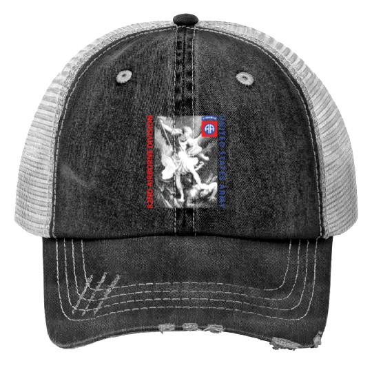 82nd Airborne - Saint Michael Trucker Hats