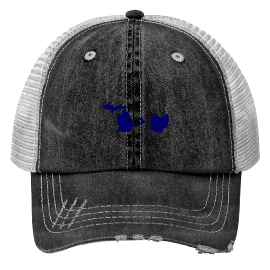 Funny Michigan Greater Than Ohio Trucker Hats