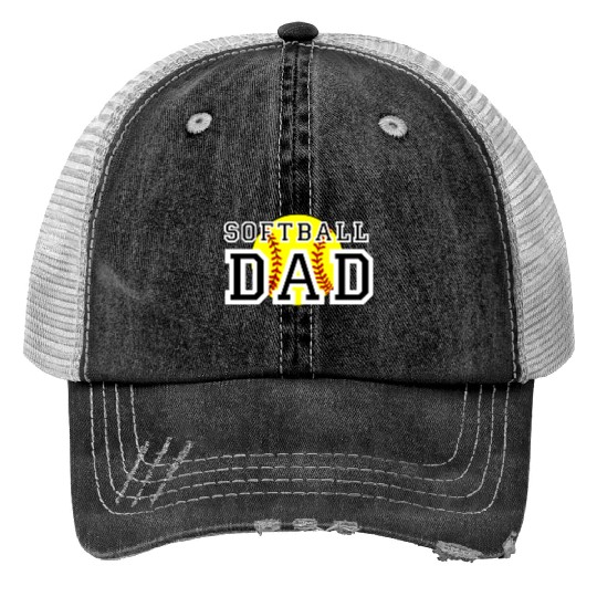 Softball Dad Trucker Hats