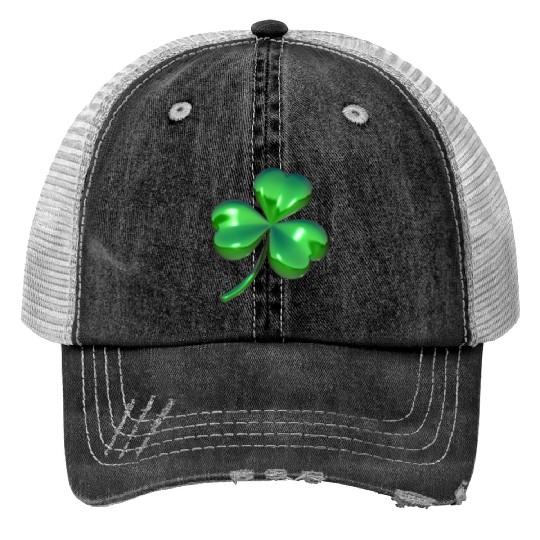3D Shamrock Trucker Hats
