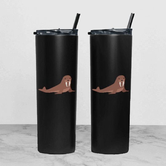 walrus Tumbler With Lid And Straw