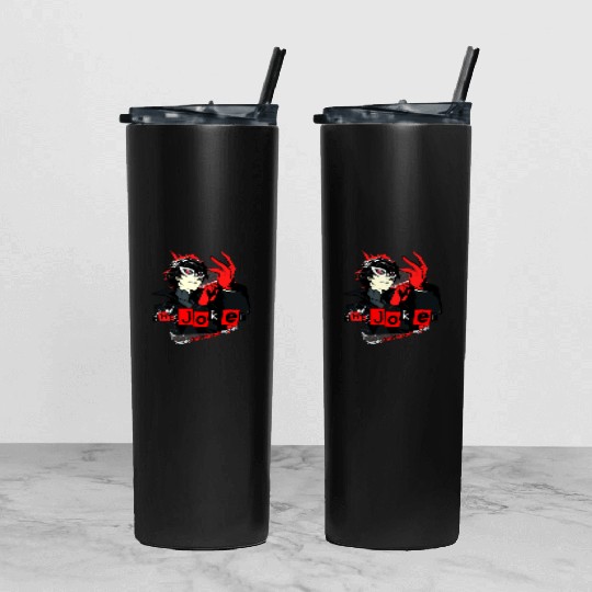 Persona 5 joker Tumbler With Lid And Straw