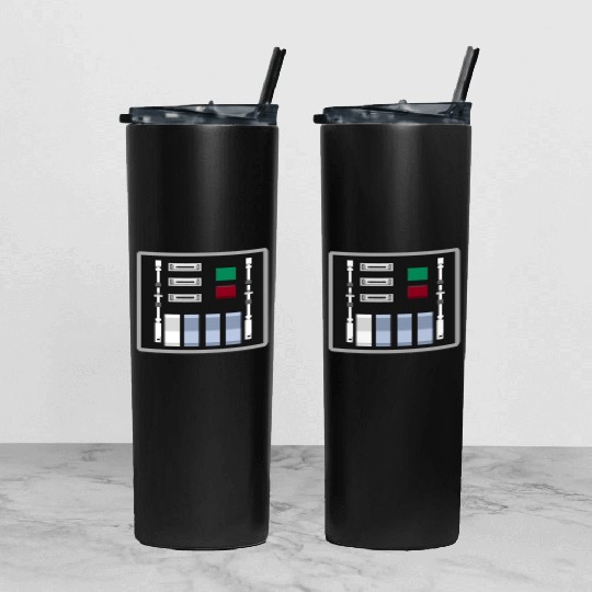 Darth Vader Control Panel - A New Hope Tumbler With Lid And Straw