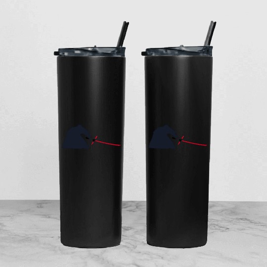Kylo Ren Lightsaber Tumbler With Lid And Straw