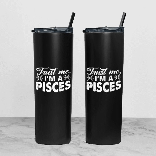 Pisces Tumbler With Lid And Straw Tumbler With Lid And Straw