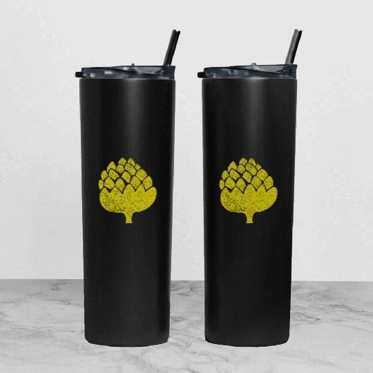 Artichoke Tumbler With Lid And Straw