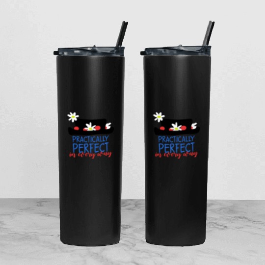 Mary Poppins Tumbler With Lid And Straw