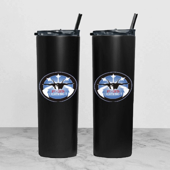 F-35 Lightning II Tumbler With Lid And Straw