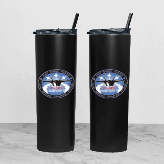 F-35 Lightning II Tumbler With Lid And Straw