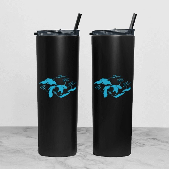 Great Lakes Tumbler With Lid And Straw