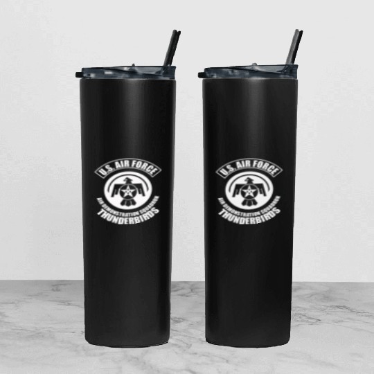 us air force thunderbirds Tumbler With Lid And Straw