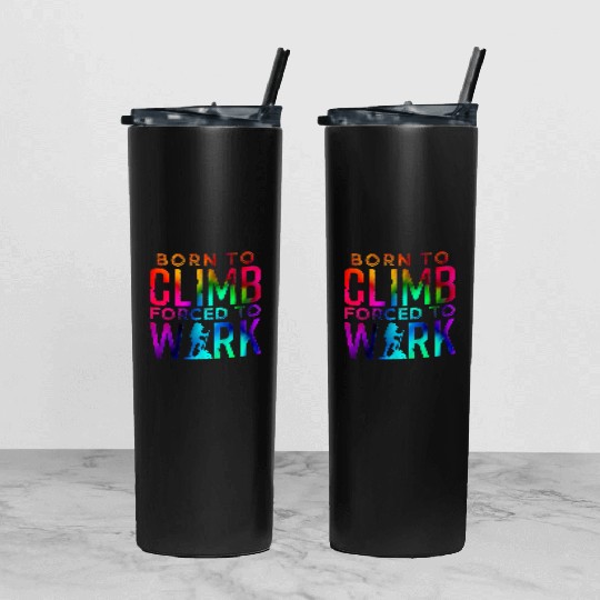 Mountaineering climbing Tumbler With Lid And Straw