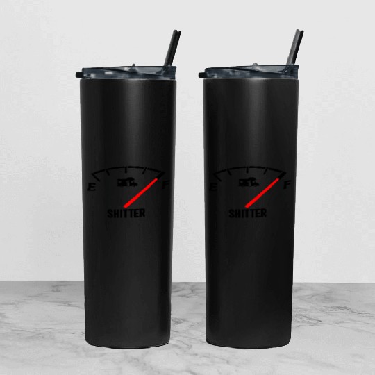 Shitters Full Tumbler With Lid And Straw