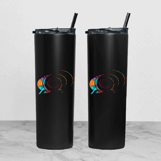 Drum n Bass Tumbler With Lid And Straw