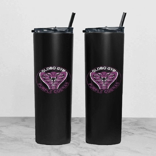 Globo Gym Vintage Tumbler With Lid And Straw