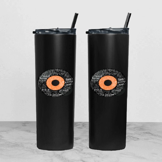 Radiohead Albums and Songs Tumbler With Lid And Straw