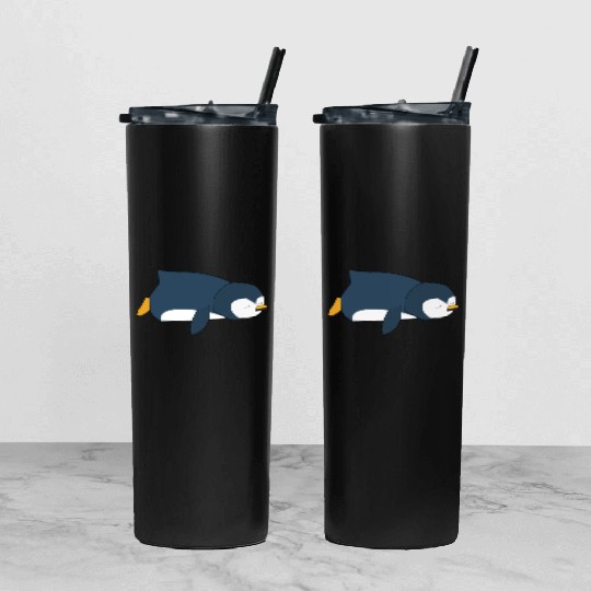 penguin Tumbler With Lid And Straw