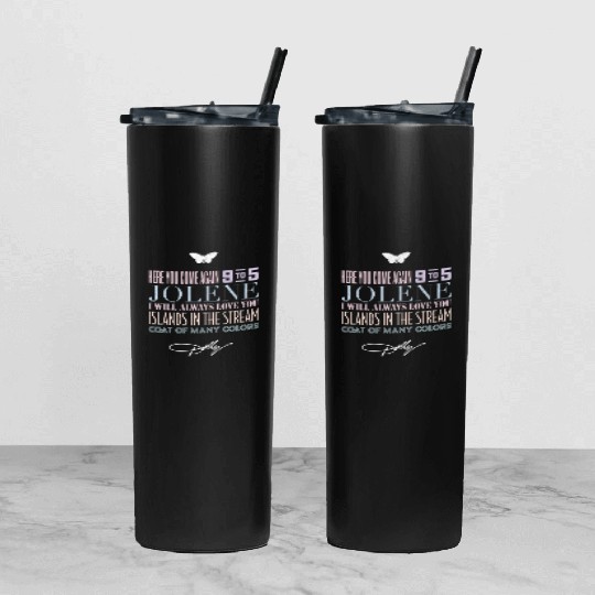 Dolly Parton Greatest Hits Tumbler With Lid And Straw