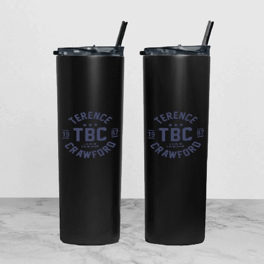 Terence Crawford Tumbler With Lid And Straw