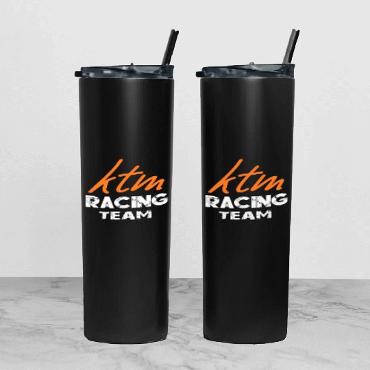 Ktm Racing Team Tumbler With Lid And Straw