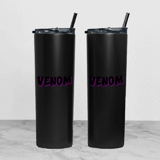 Venom | Neon Hot Pink Shadow Tumbler With Lid And Straw