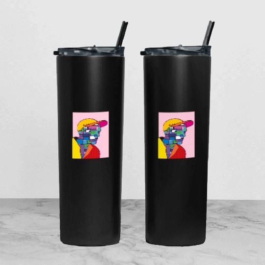 Lil peep Cry Baby Tumbler With Lid And Straw
