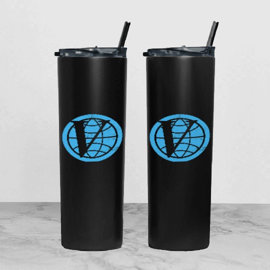 Venture Industries logo The Venture Bros Tumbler With Lid And Straw